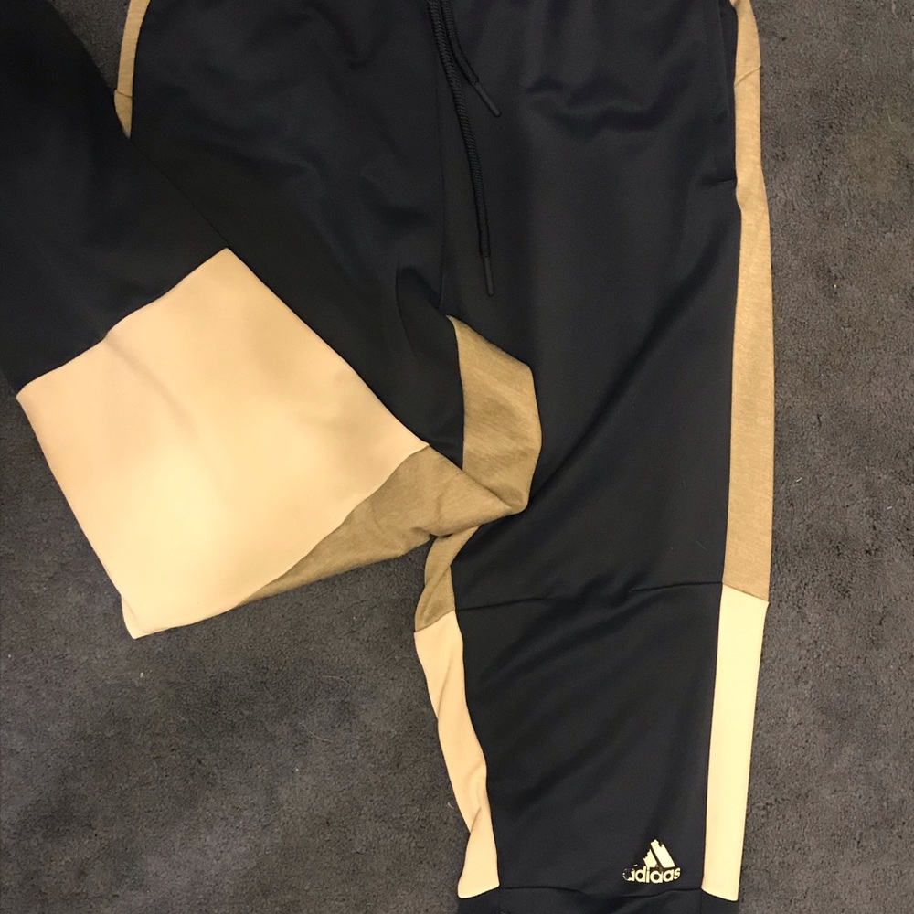 mens size medium skinny fit adidas tricolor pants